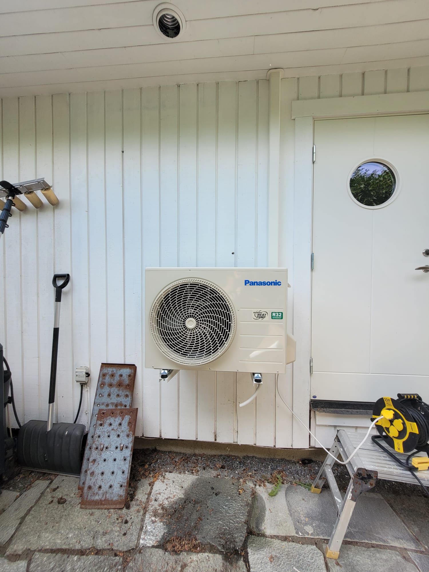 Alomit varmepump installation 0011