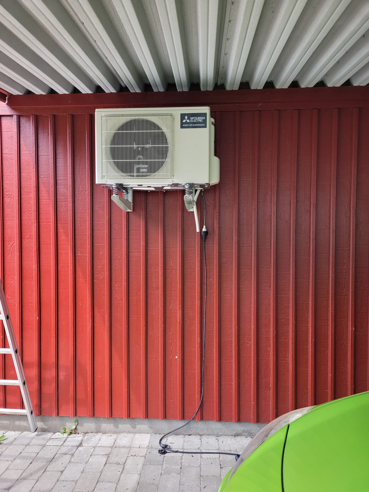 Alomit varmepump installation 0036