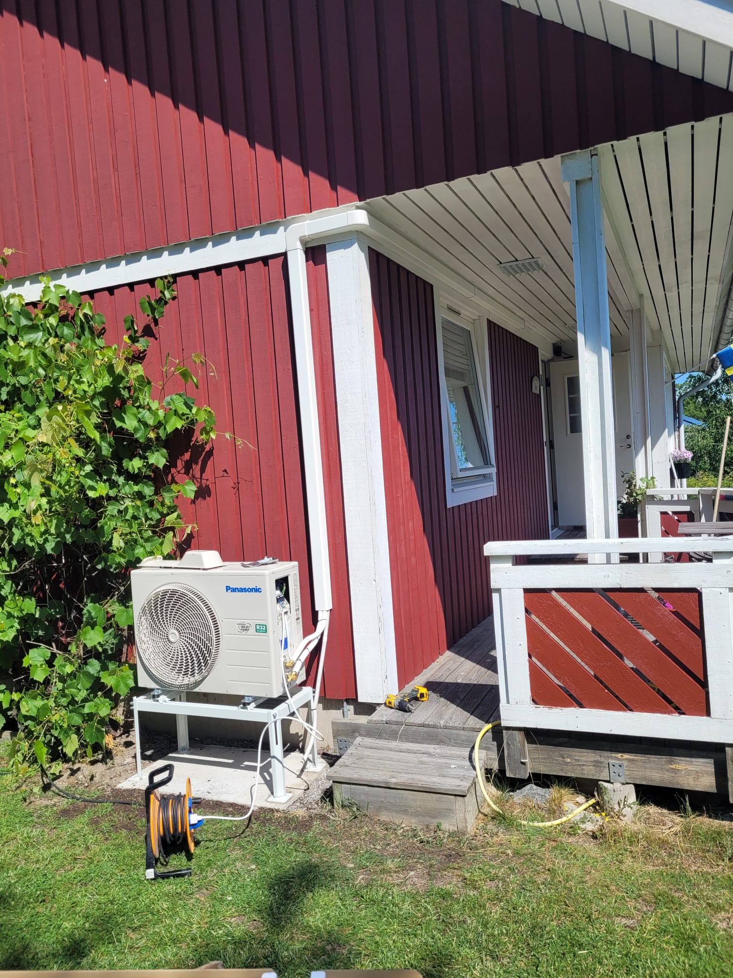 Alomit varmepump installation 0045
