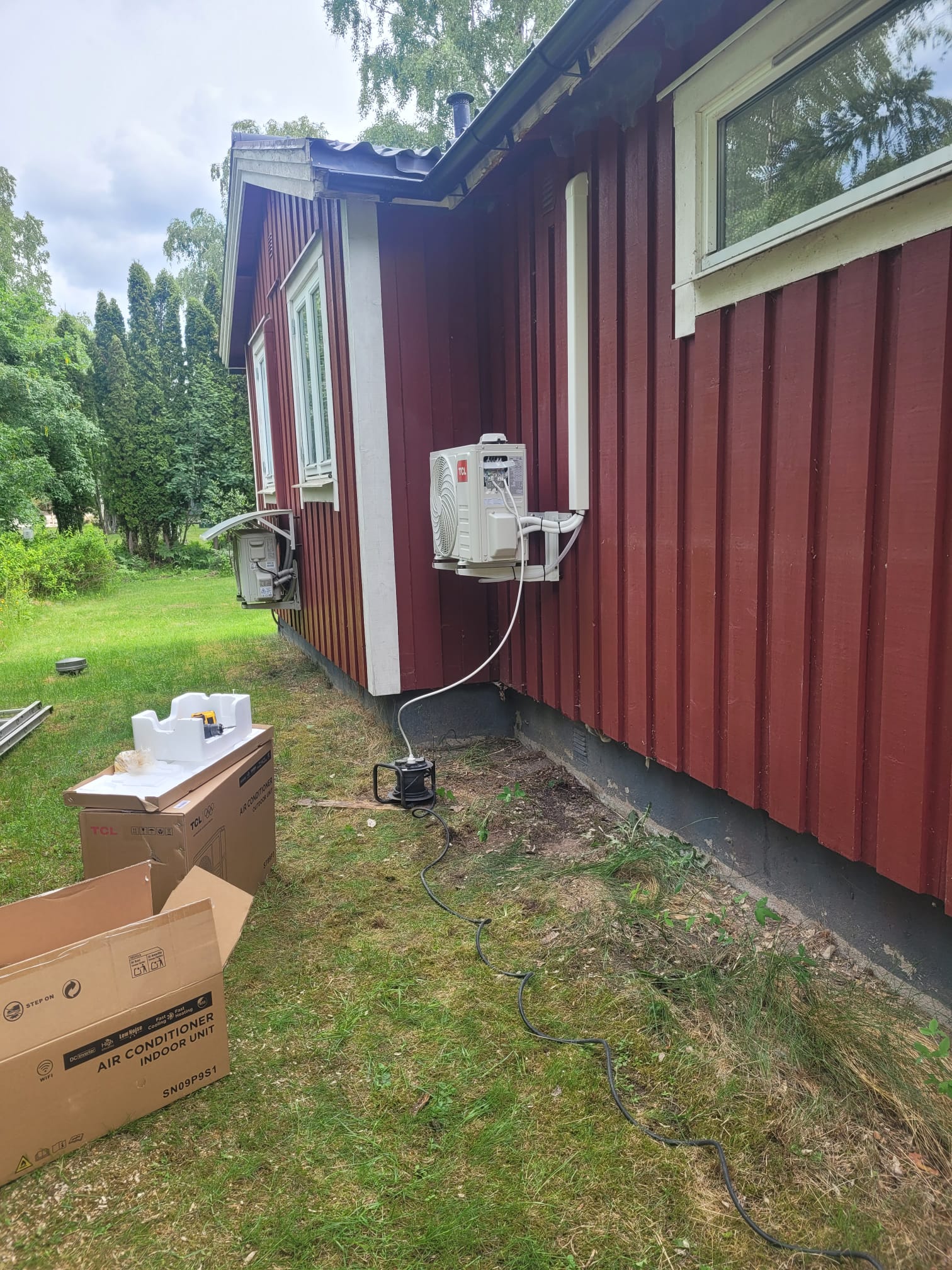 Alomit varmepump installation 0061