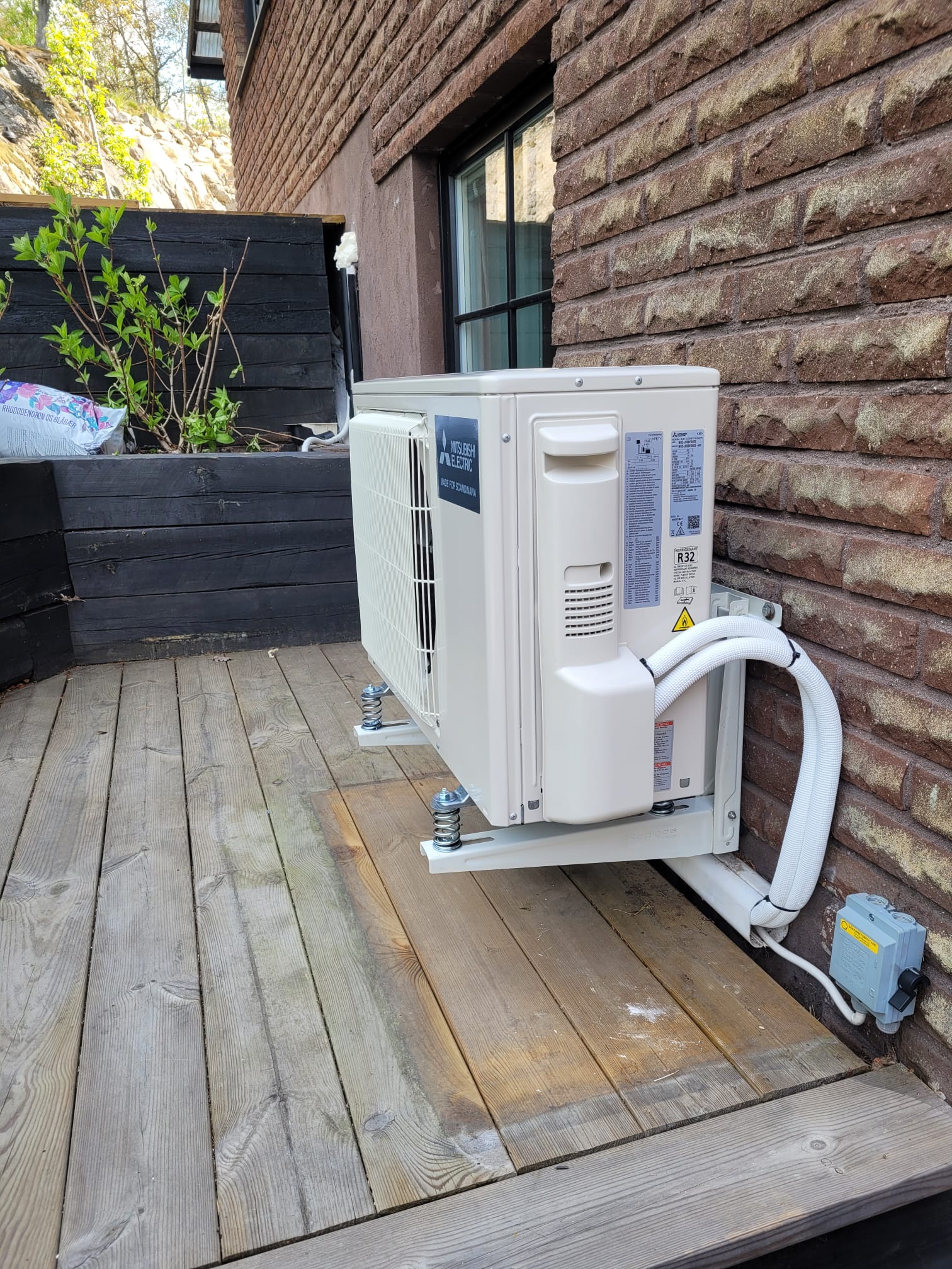 Alomit varmepump installation 0079