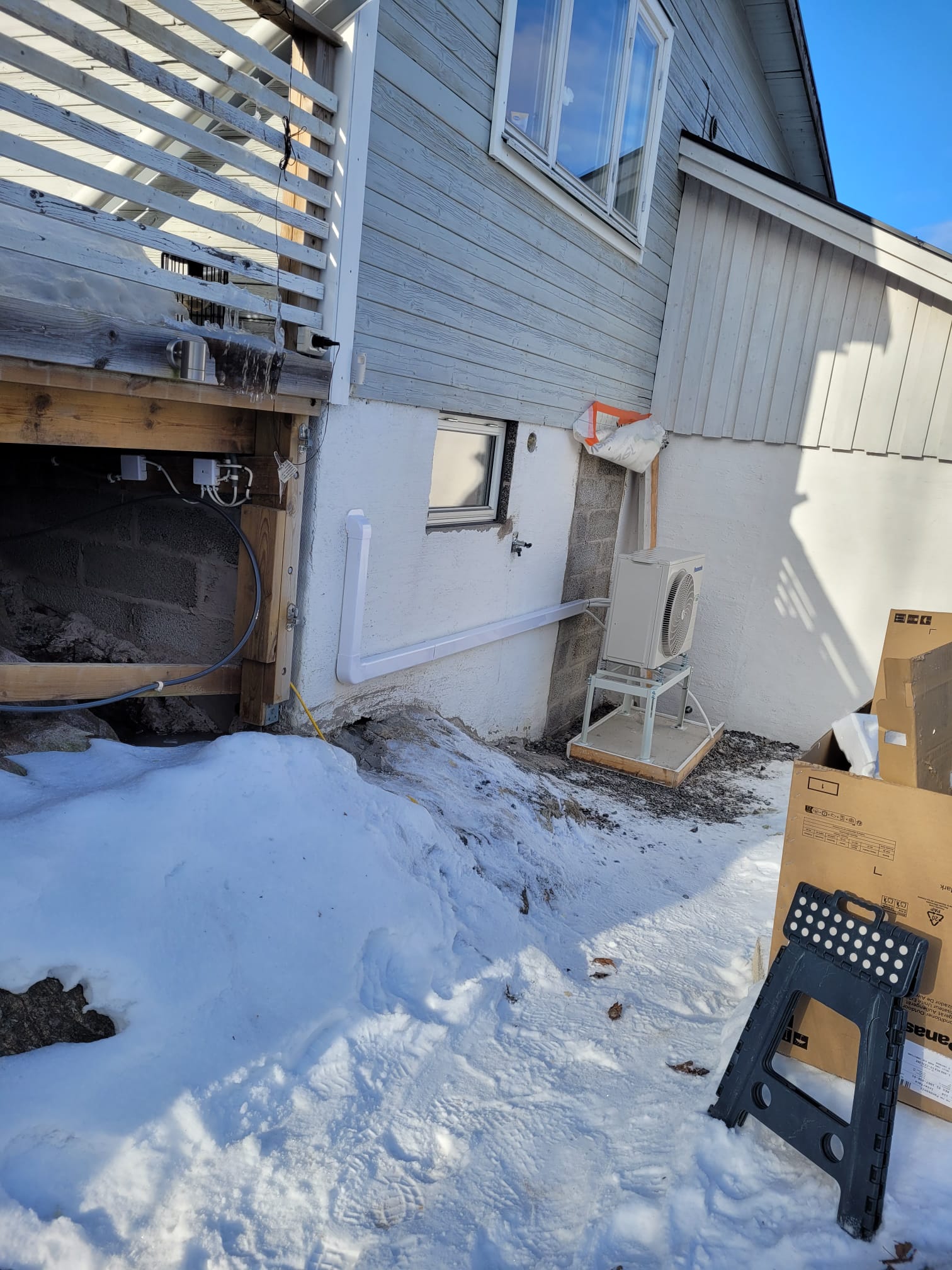 Alomit varmepump installation 0117