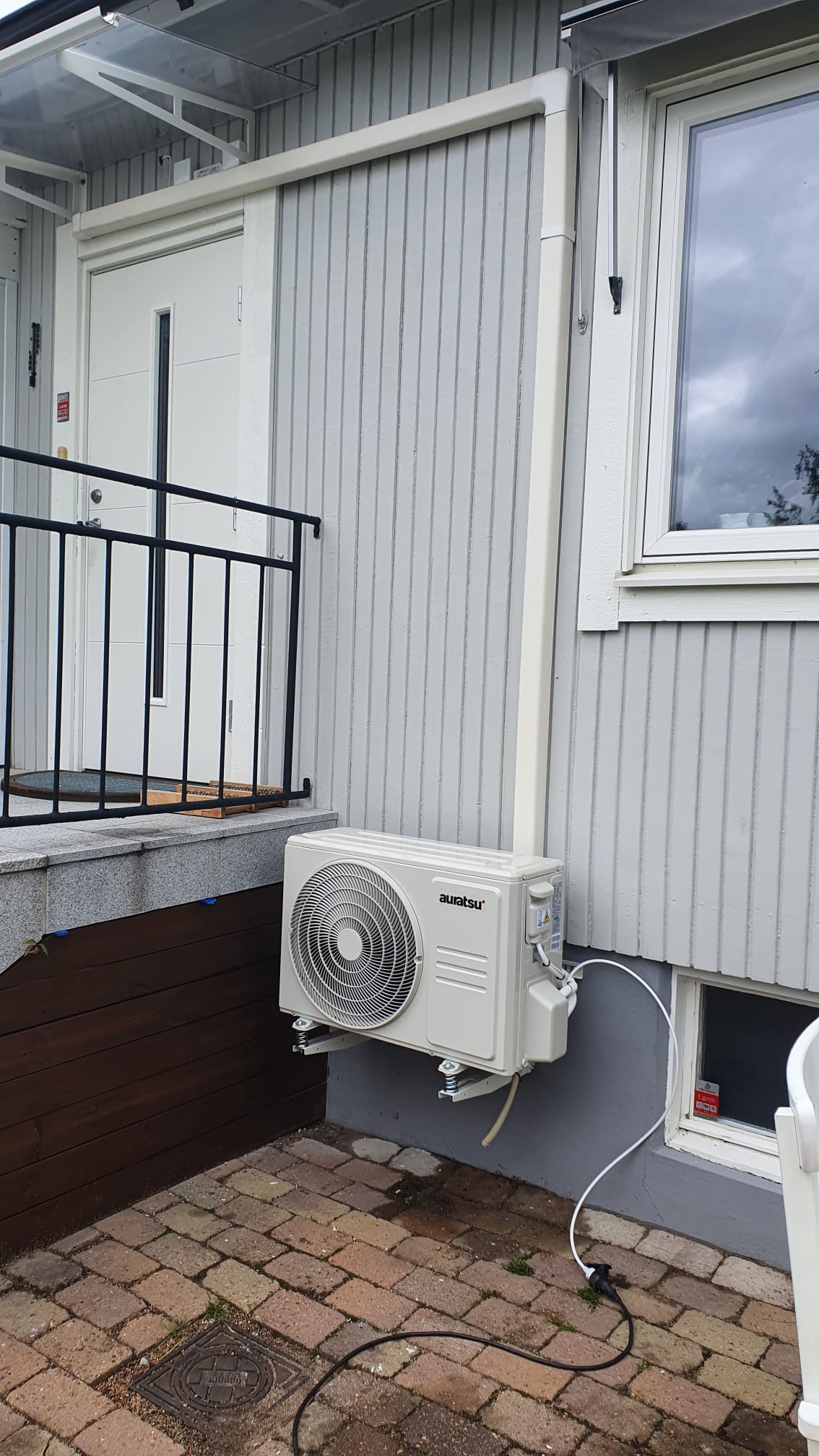 Alomit varmepump installation 0152